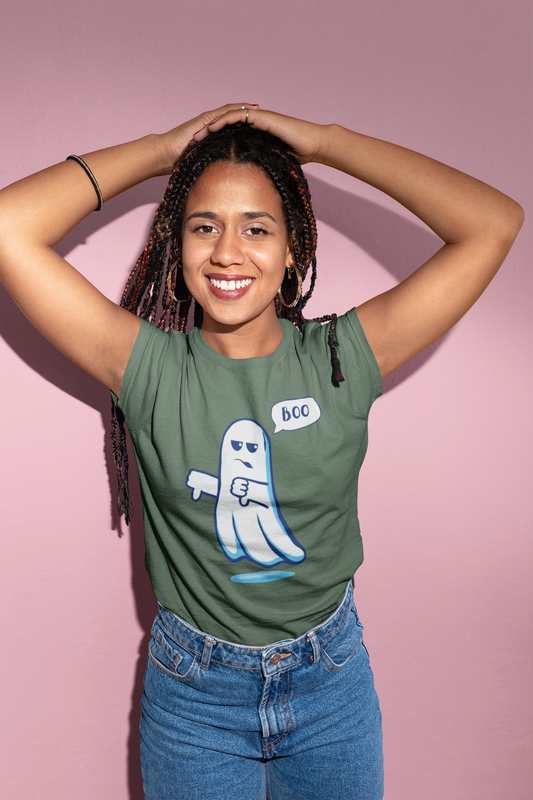BOO Thumbs Down Ghost Tee