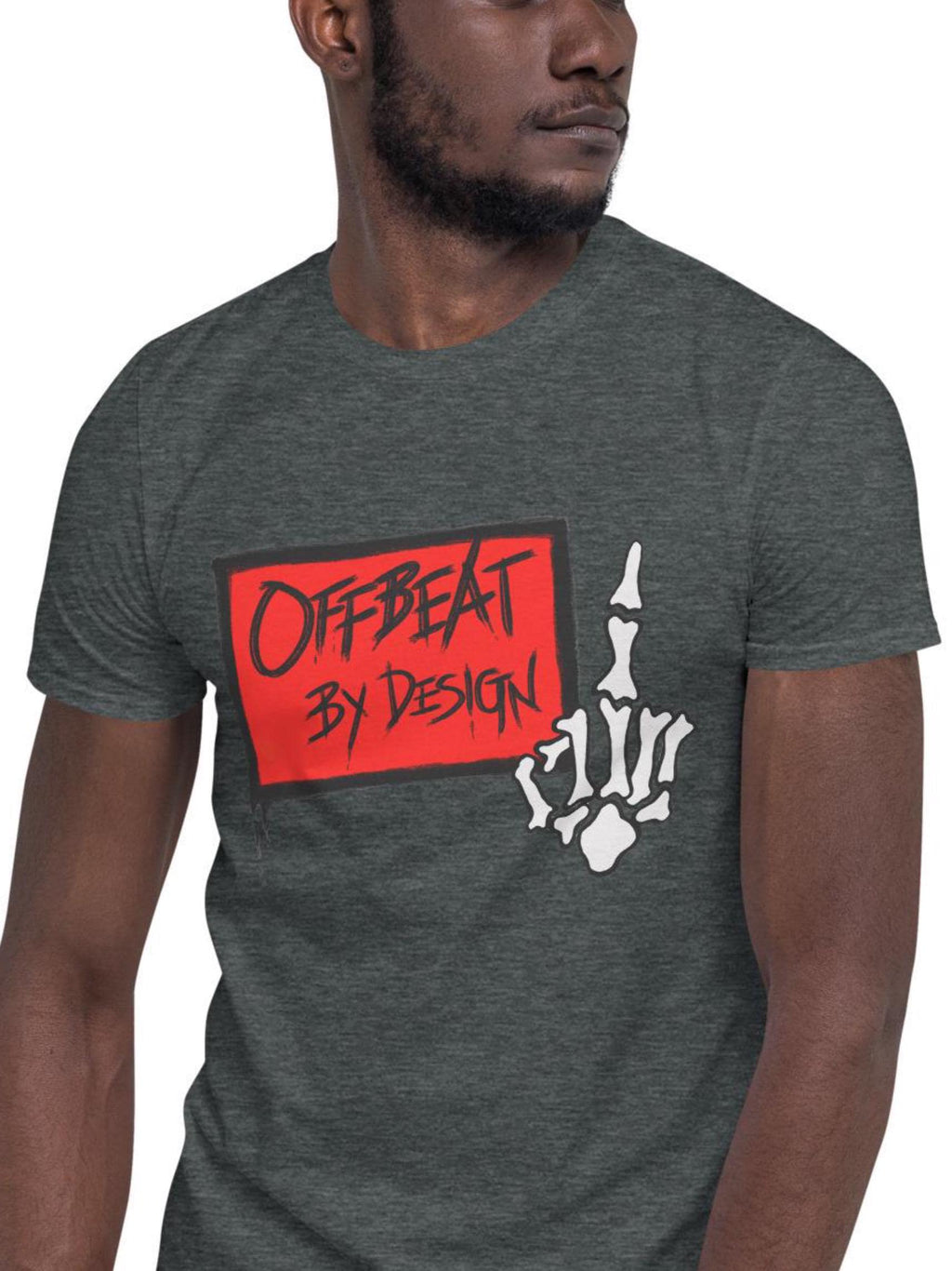 Offbeat by Design branded shirt w/ QR code