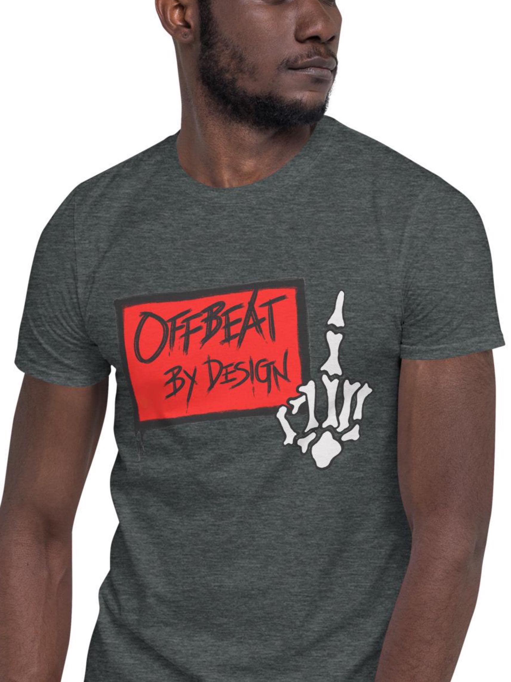 Offbeat by Design branded shirt w/ QR code