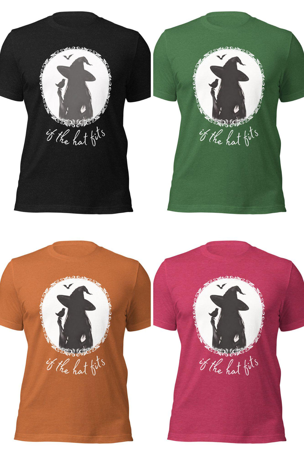 If The Hat Fits witchy shirt, trendy spooky designs