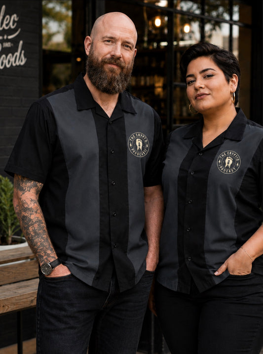 The Cryptid Podcast Bowler Shirt