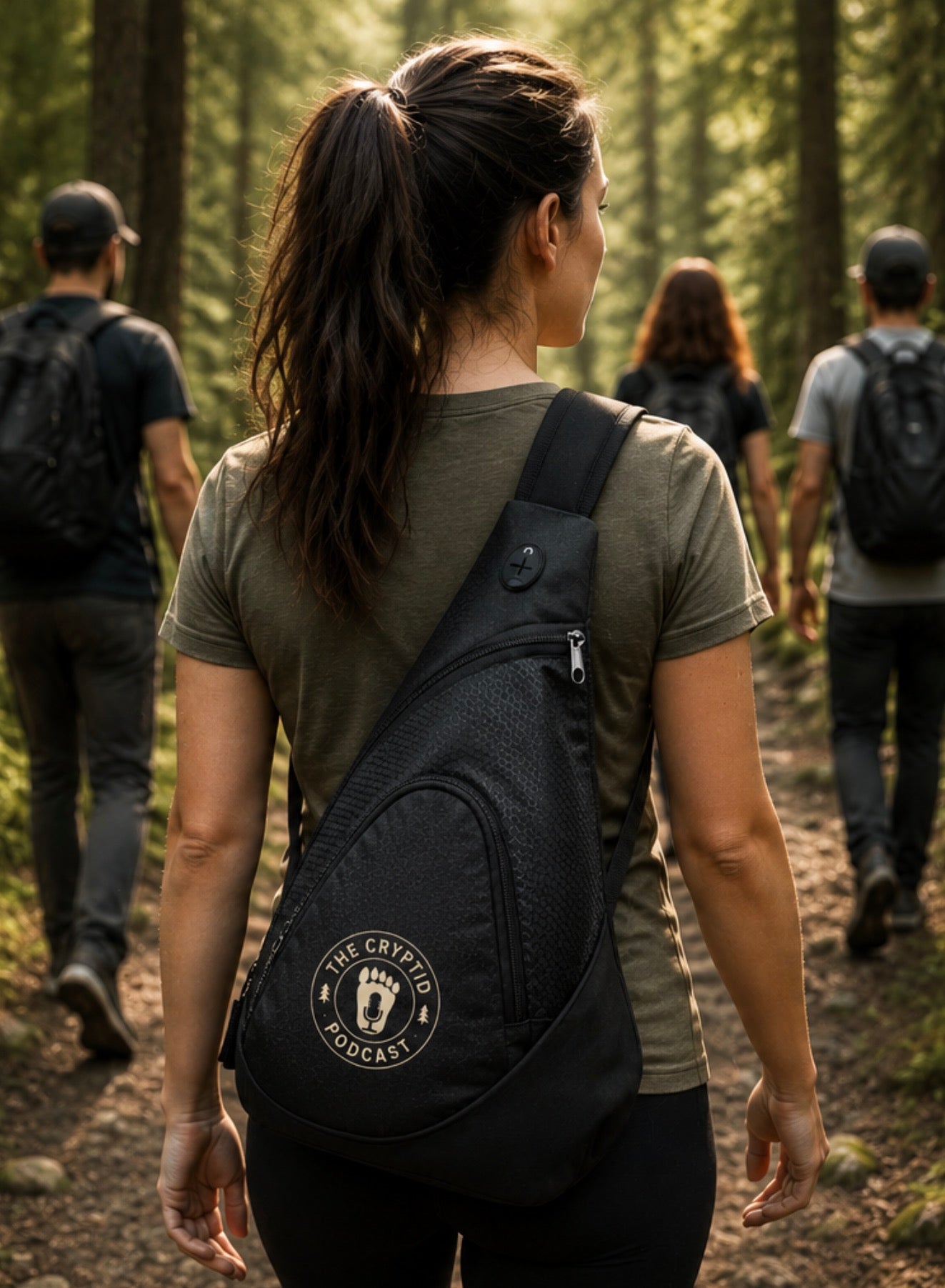 The Cryptid Podcast Sling Bag