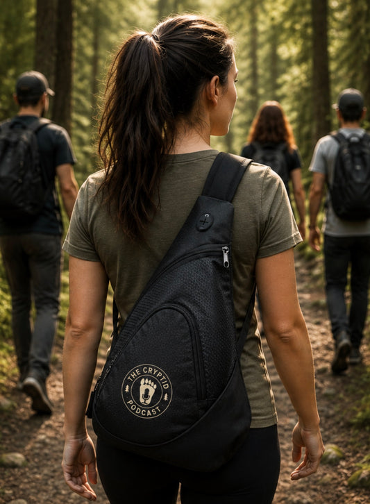The Cryptid Podcast Sling Bag