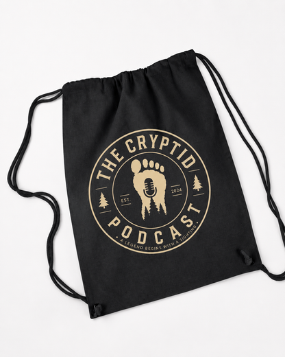The Cryptid Podcast Cotton Canvas Drawstring Backpack
