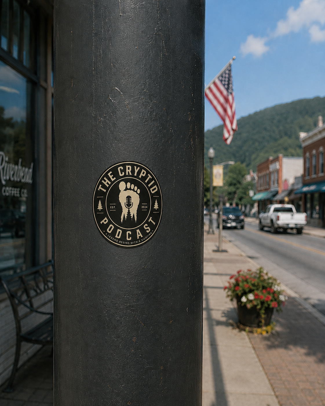 The Cryptid Podcast 3” Sticker