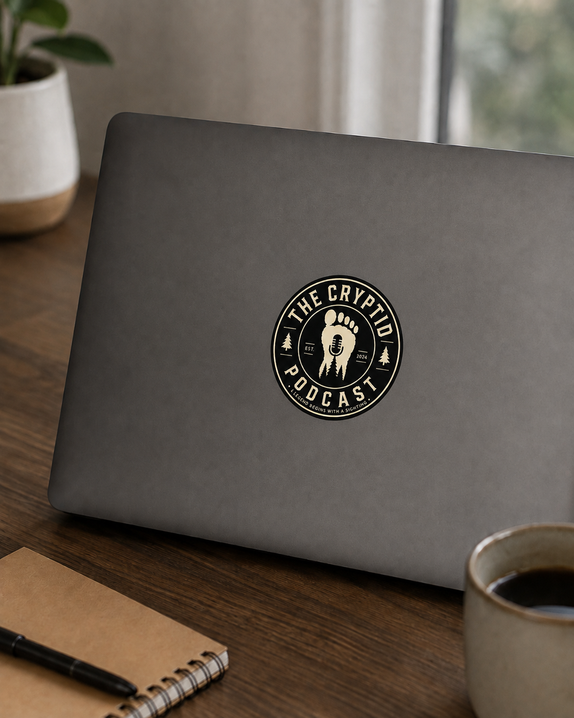 The Cryptid Podcast 3” Sticker