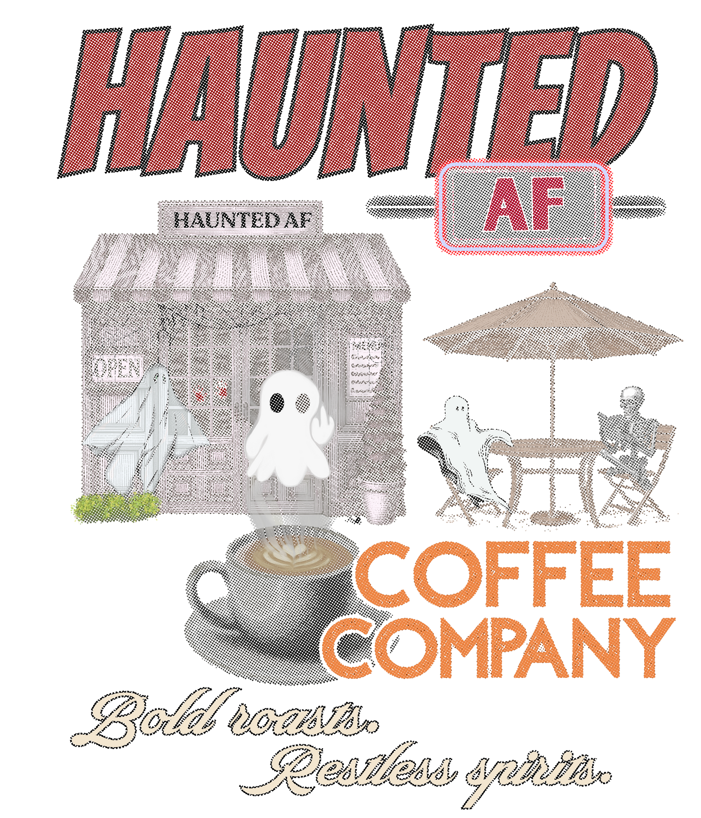 Haunted AF Coffee Company T-Shirt