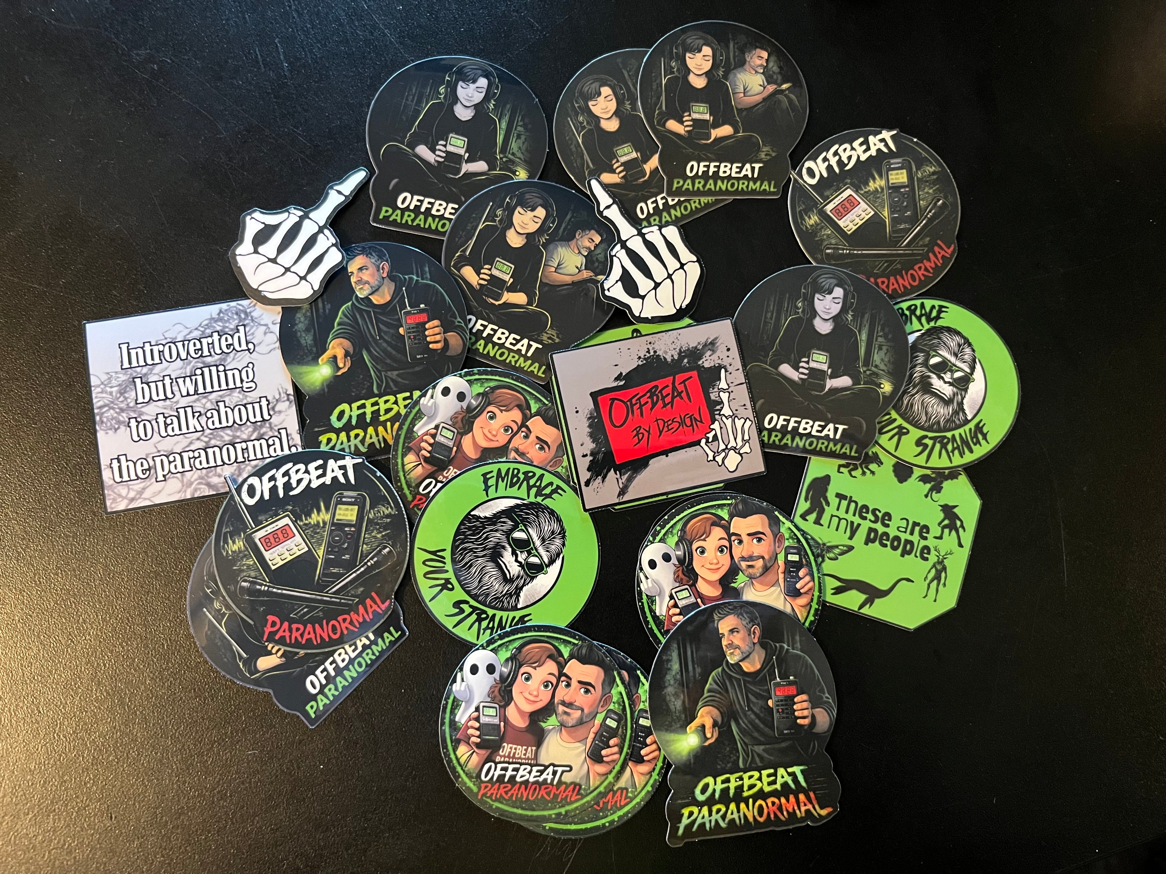 Custom OFFBEAT Vinyl Stickers (bulk)