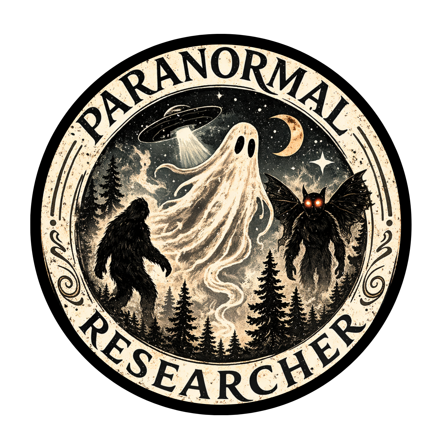 Paranormal Researcher Investigator (Probably Haunted) t-shirt