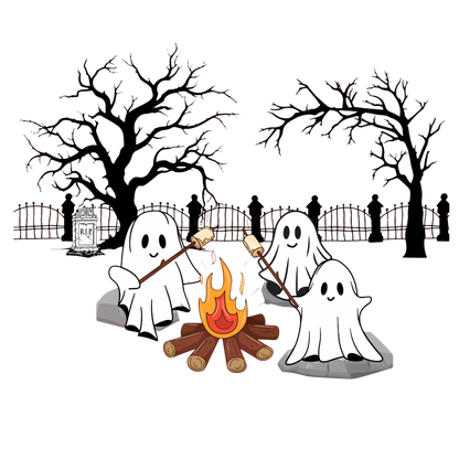 Ghost Campfire and Marshmallows