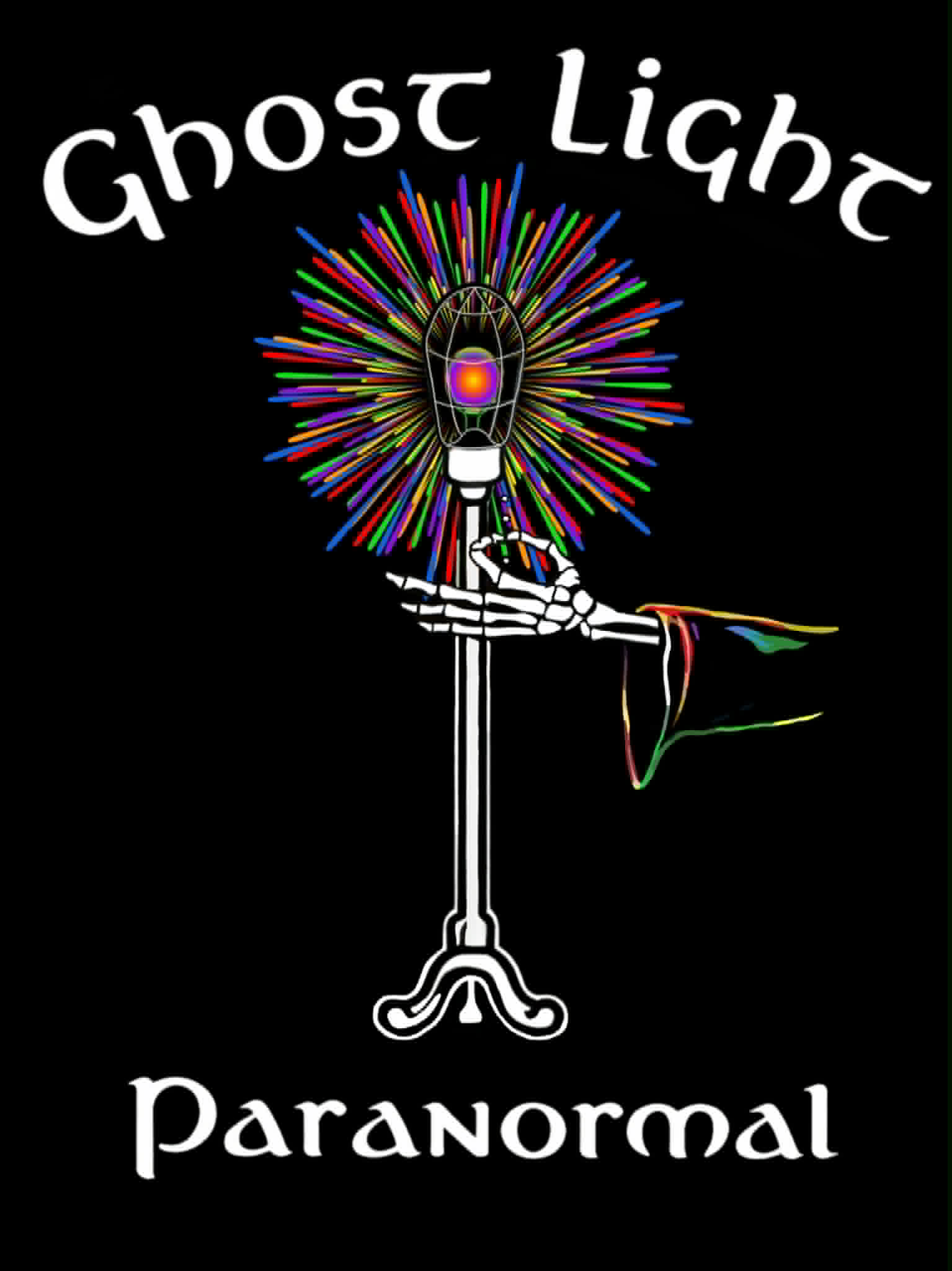 Ghost Light Paranormal Pride Shirt Small Logo