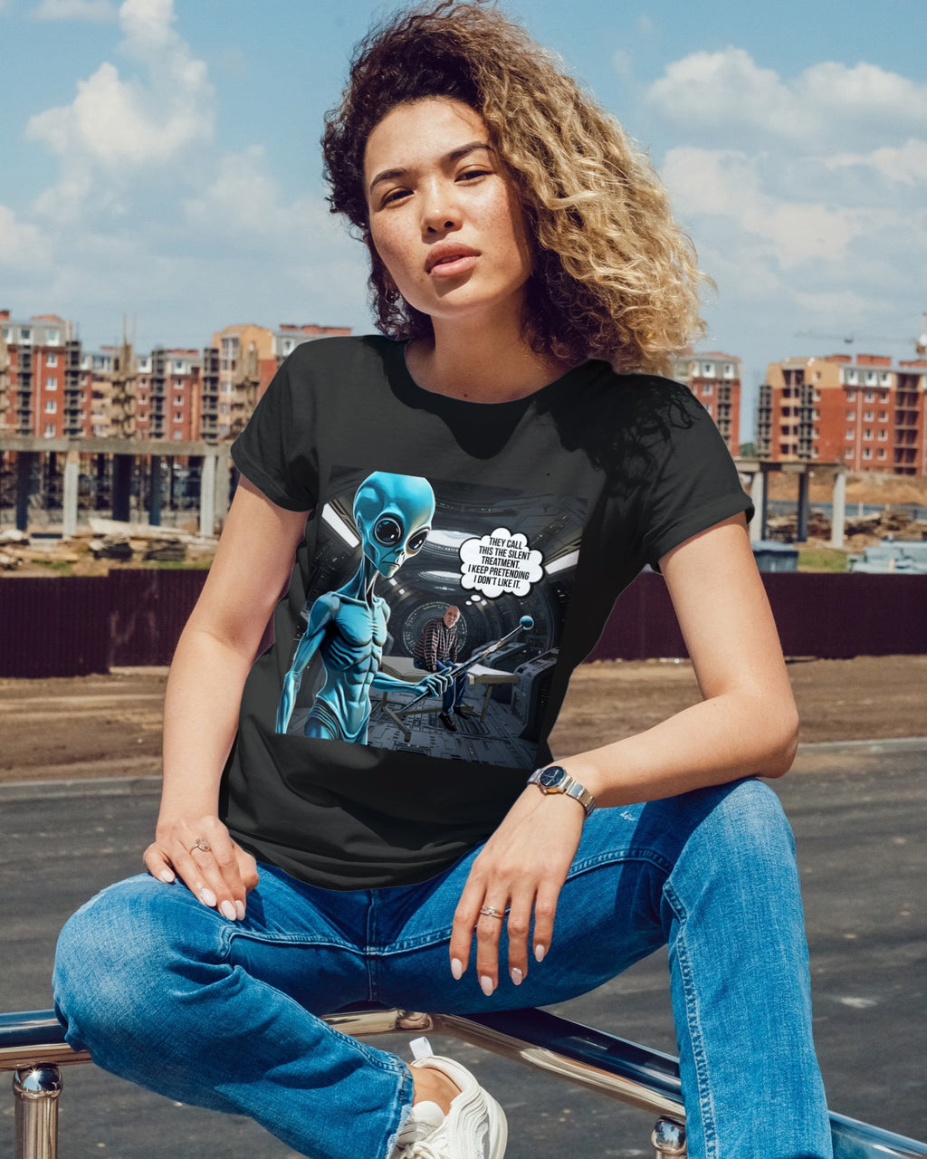 UFO UAP Alien Probes, inappropriate t-shirt