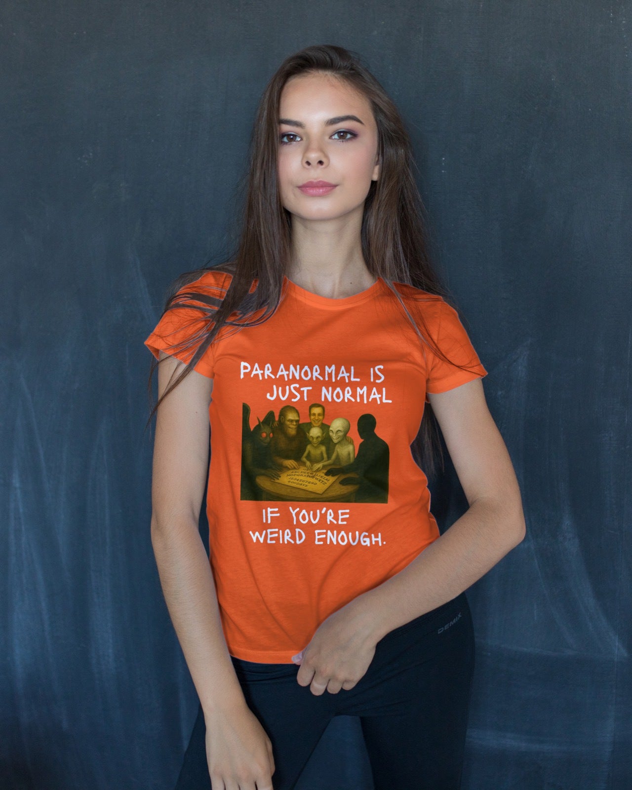 Paranormal is Just Normal if You're Weird Enough, funny cryptid t-shirt