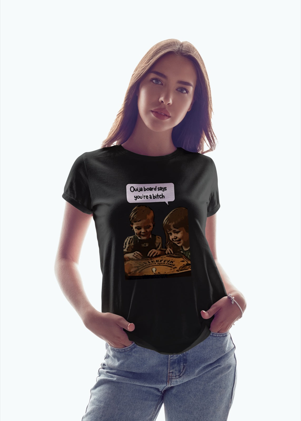 Ouija Board Says You're a Bitch inappropriate t-shirt, paranormal investigator