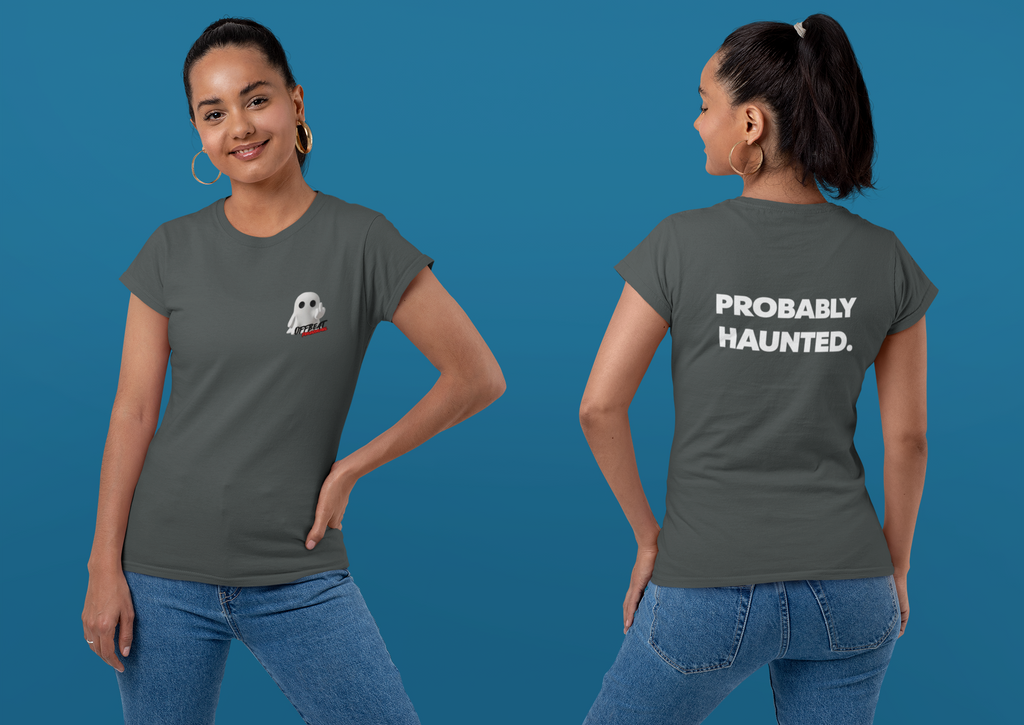 Offbeat Paranormal "PROBABLY HAUNTED" t-shirt