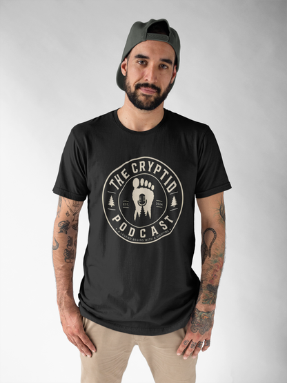 The Cryptid Podcast Front Logo Tee