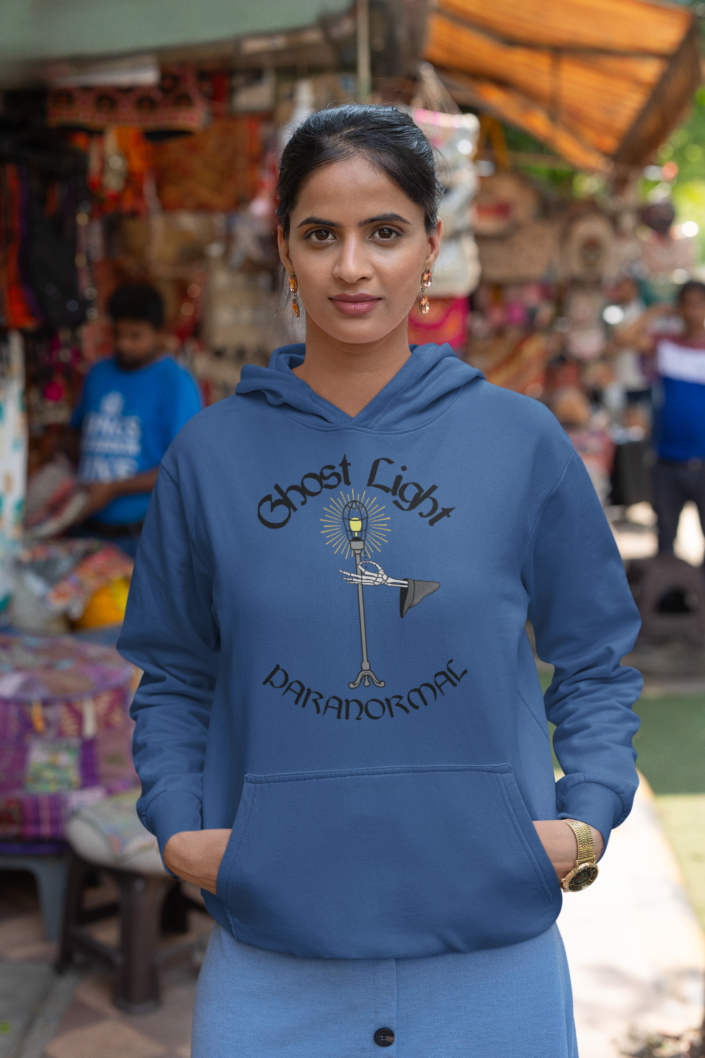 Ghost Light Paranormal Hoodie Large Logo