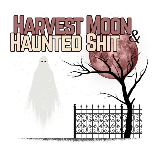Harvest Moon & Haunted Shit Hoodie
