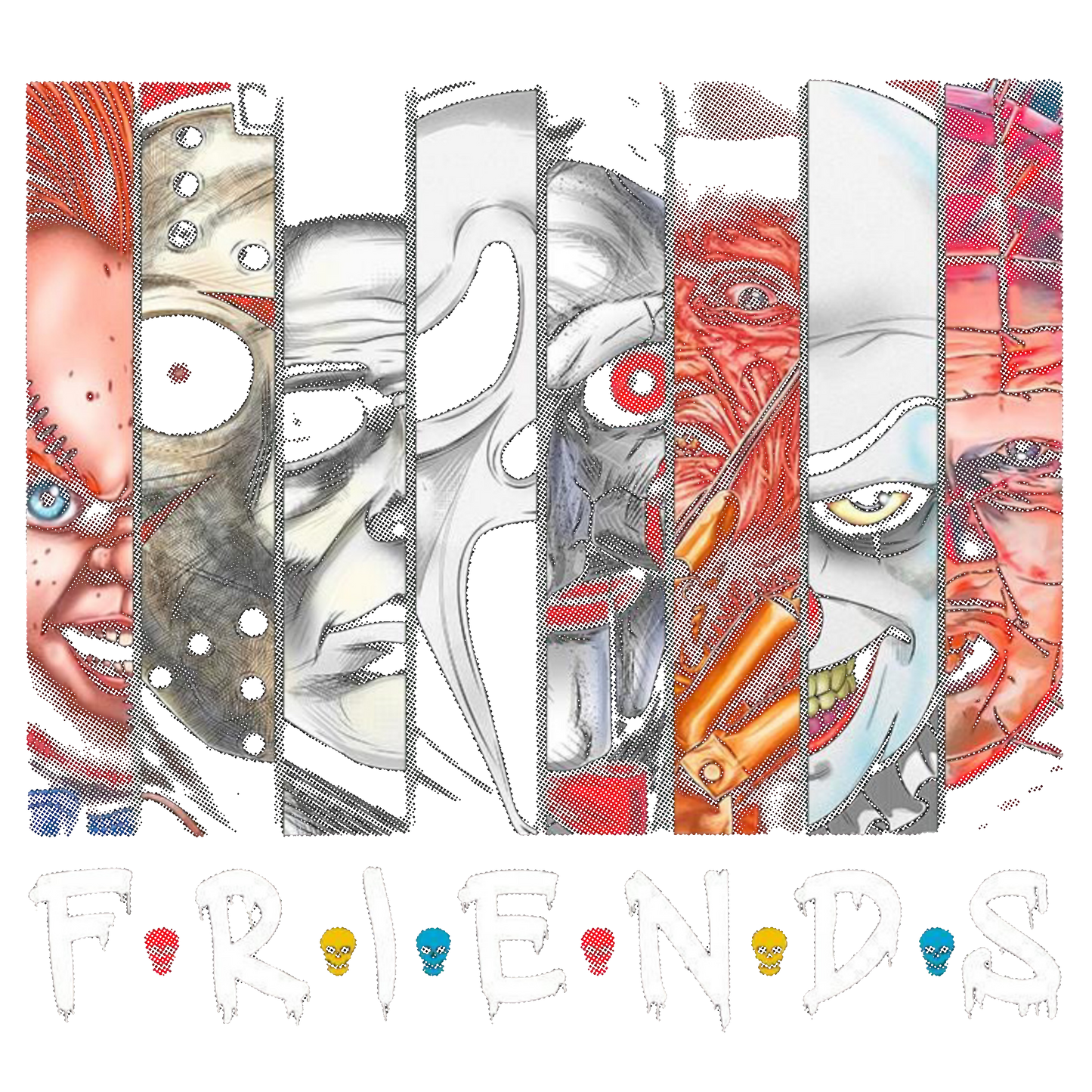 Horror Crew Friends T-Shirt
