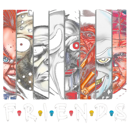 Horror Crew Friends T-Shirt