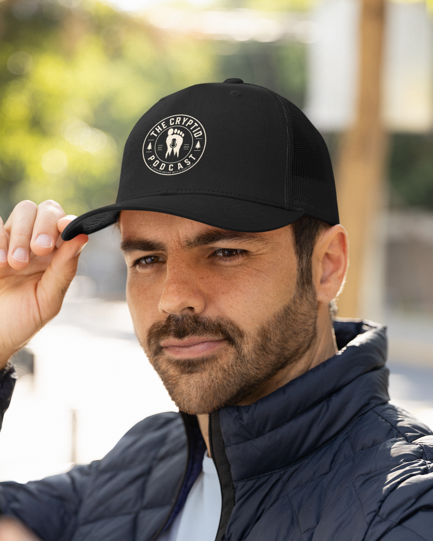The Cryptid Podcast OFFICIAL Logo Hat