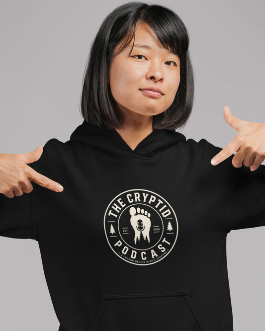 The Cryptid Podcast Front Logo Hoodie