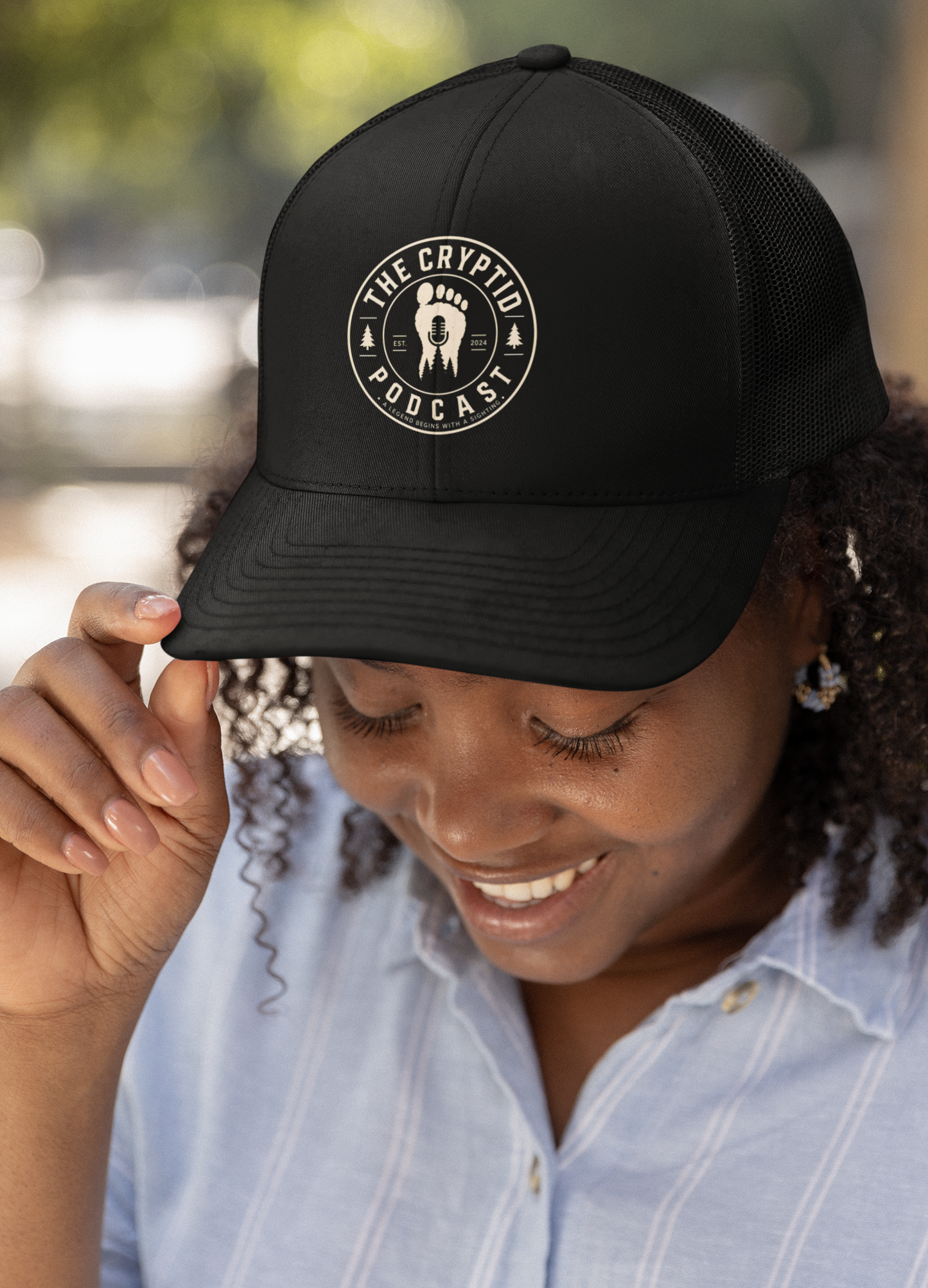The Cryptid Podcast OFFICIAL Logo Hat