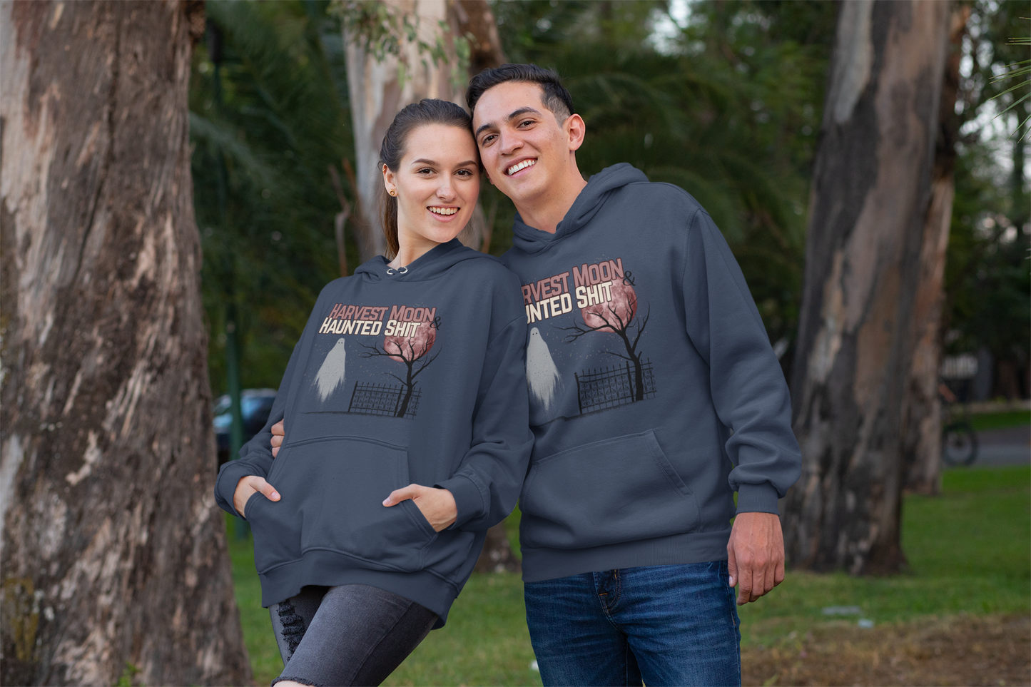 Harvest Moon & Haunted Shit Hoodie