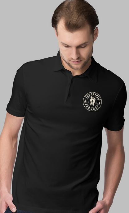 The Cryptid Podcast OFFICIAL Logo Performance Polo