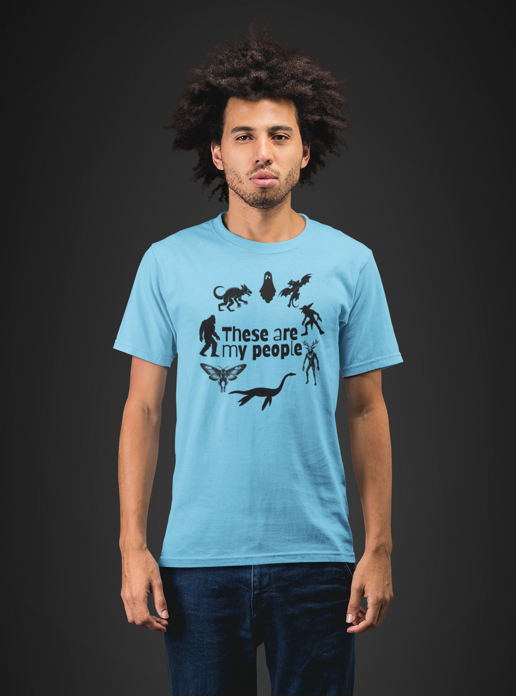 These Are My People, paranormal cryptid tee, funny t-shirt