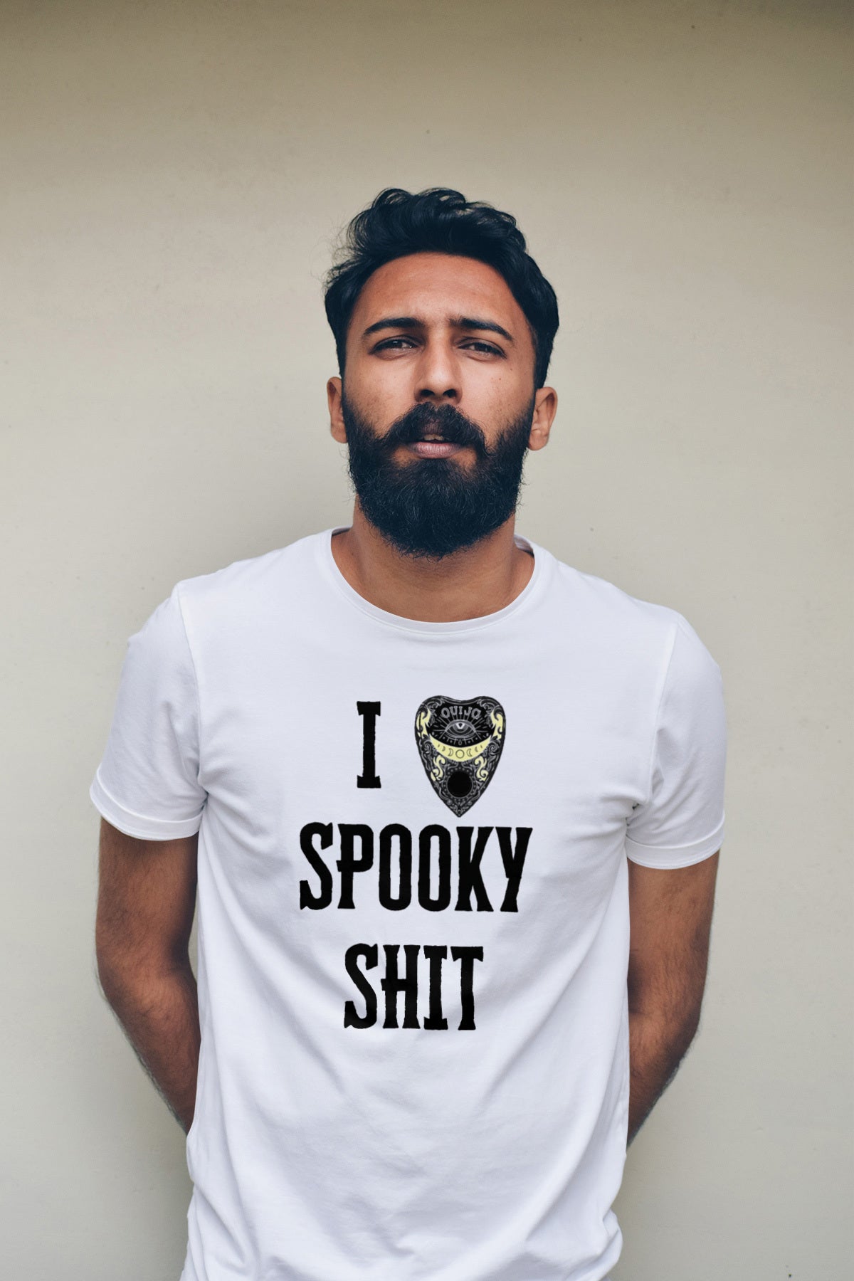 I LOVE SPOOKY SHIT graphic tee, funny t-shirt