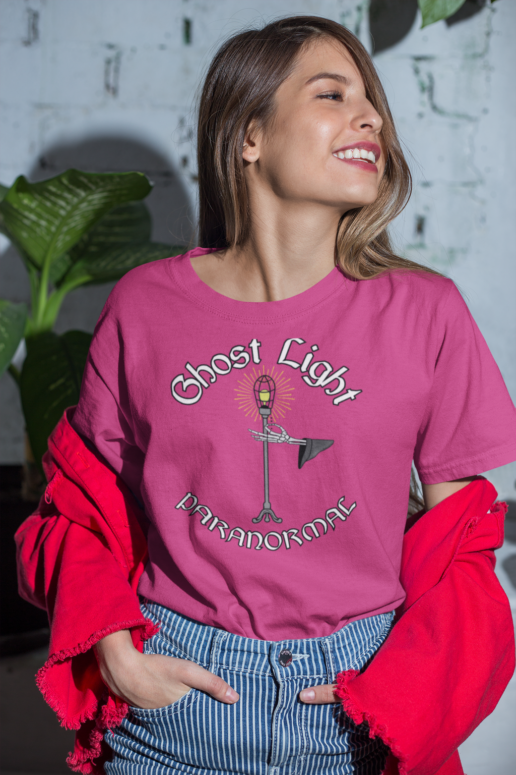 Ghost Light Paranormal Group Tee Large Logo